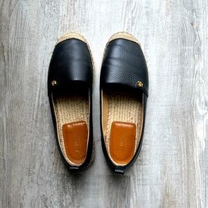 Black Espadrille Flats